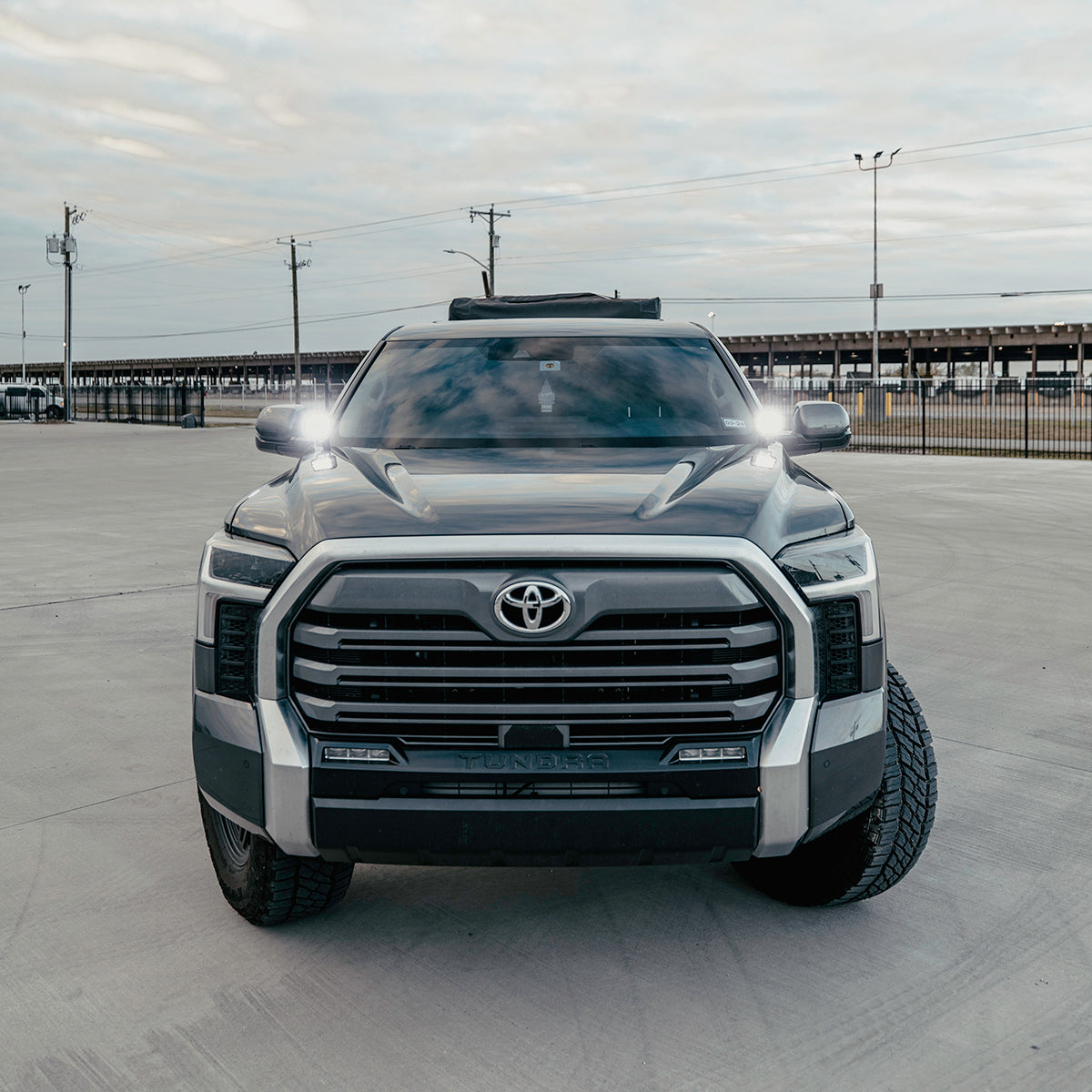 Cali Raised LED - Low Profile Ditch Light Brackets - Toyota Tundra (2022+)