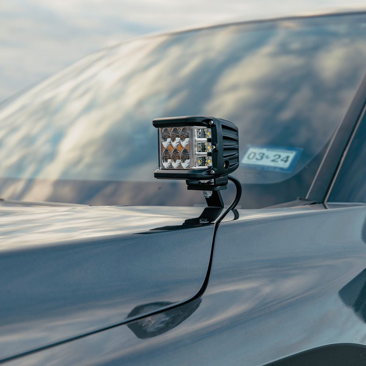 Cali Raised LED - Low Profile Ditch Light Brackets - Toyota Tundra (2022+)