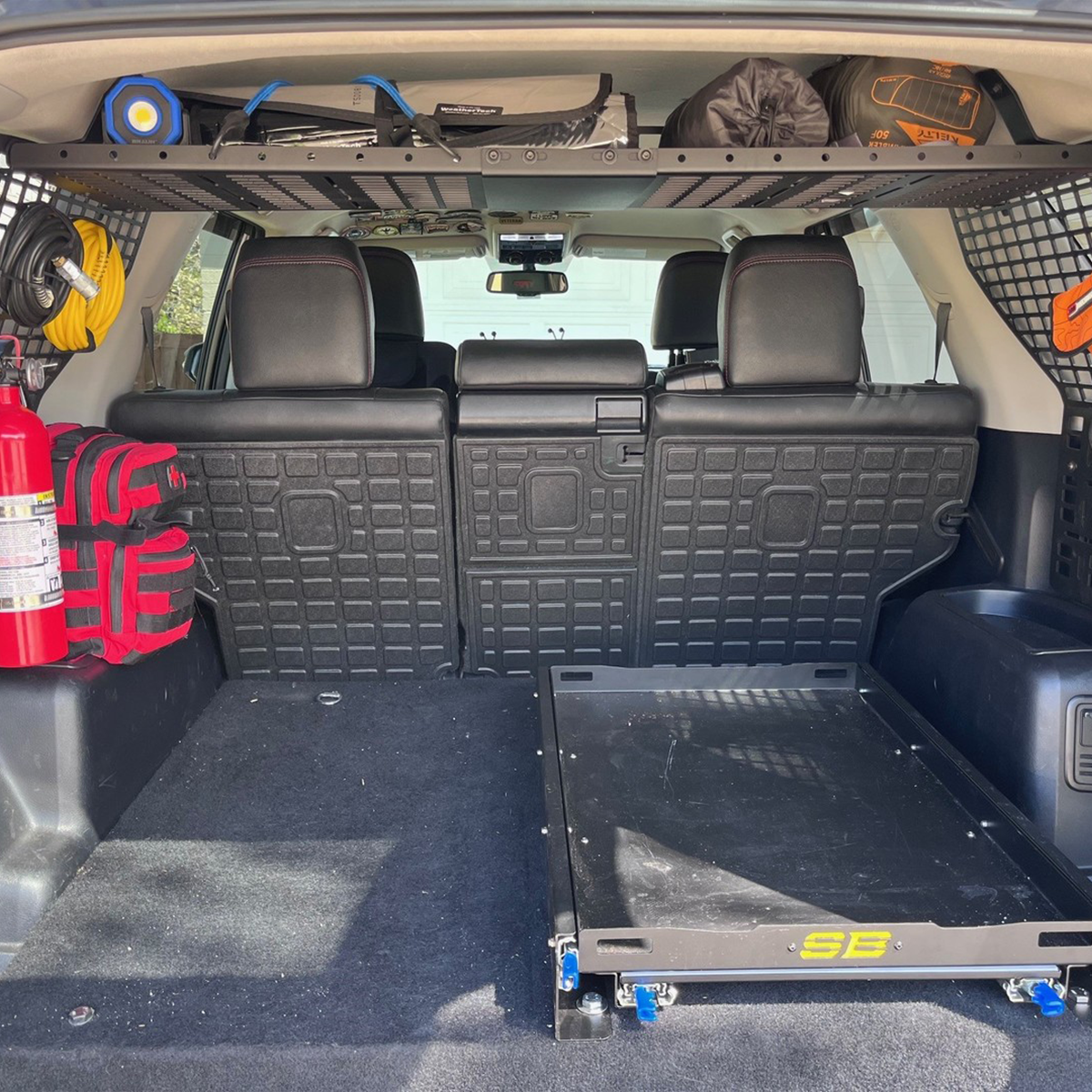 Cali Raised LED - Rear Molle Overhead Tray - Toyota 4Runner (2010-2024)