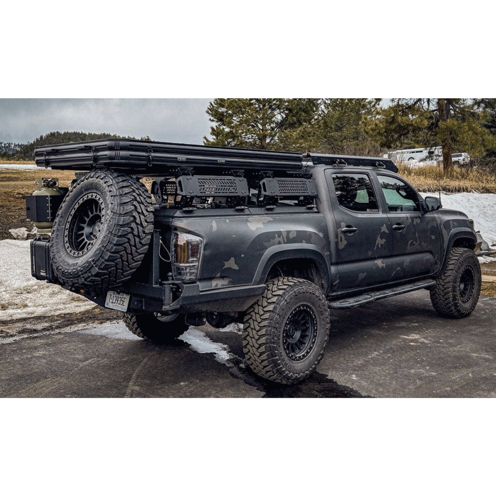 upTOP Overland - TRUSS Bed Rack for DiamondBack Bed Cover - Toyota Tacoma, Tundra