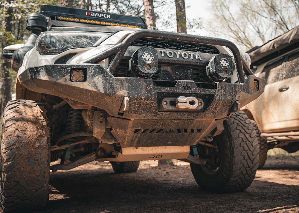 4runner Connector Ao2 Backwoods Adventure Mods - Aluminum Connector Skid Plate - Toyota 4Run