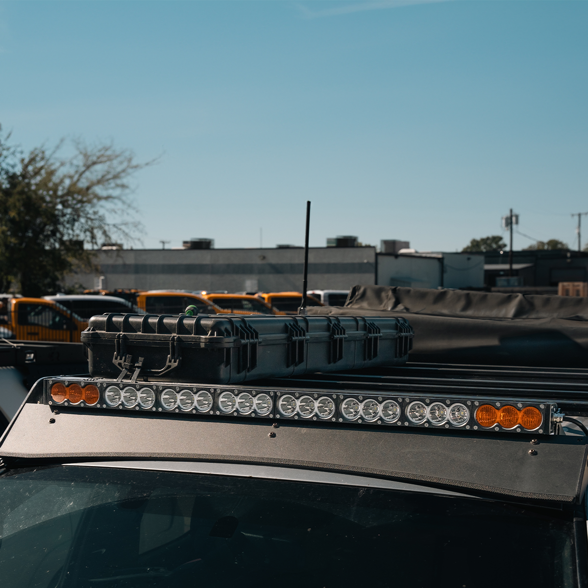 Cali Raised LED - Dual Function Light Bar Sherpa Roof Rack Mounting Bracket Kit