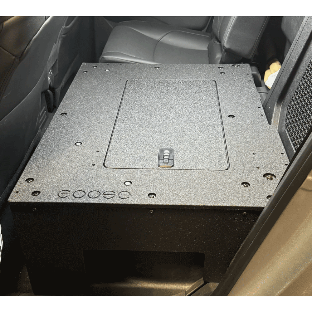 Goose Gear - Double Cab - Explore Series - Seat Delete Plate System - Second Row - Toyota Tacoma (2024+)