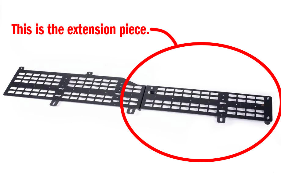 Cali Raised LED - Bed Molle Extensions - Toyota Tacoma (2005-2023)
