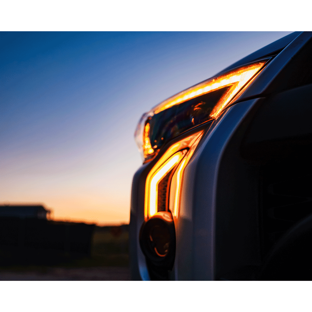 Aiden James Customs - The Original LED DRL Bezel Kit A.K.A Fang Light - Toyota 4Runner (2014+)