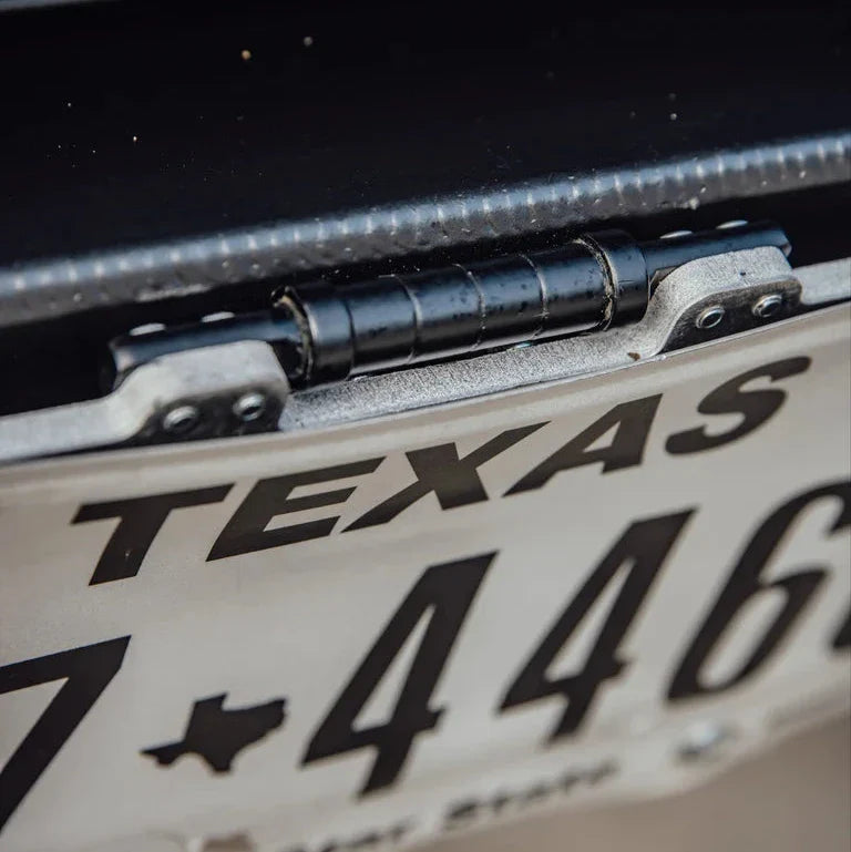 DRT Fabrication - Flip Up License Plate Bracket