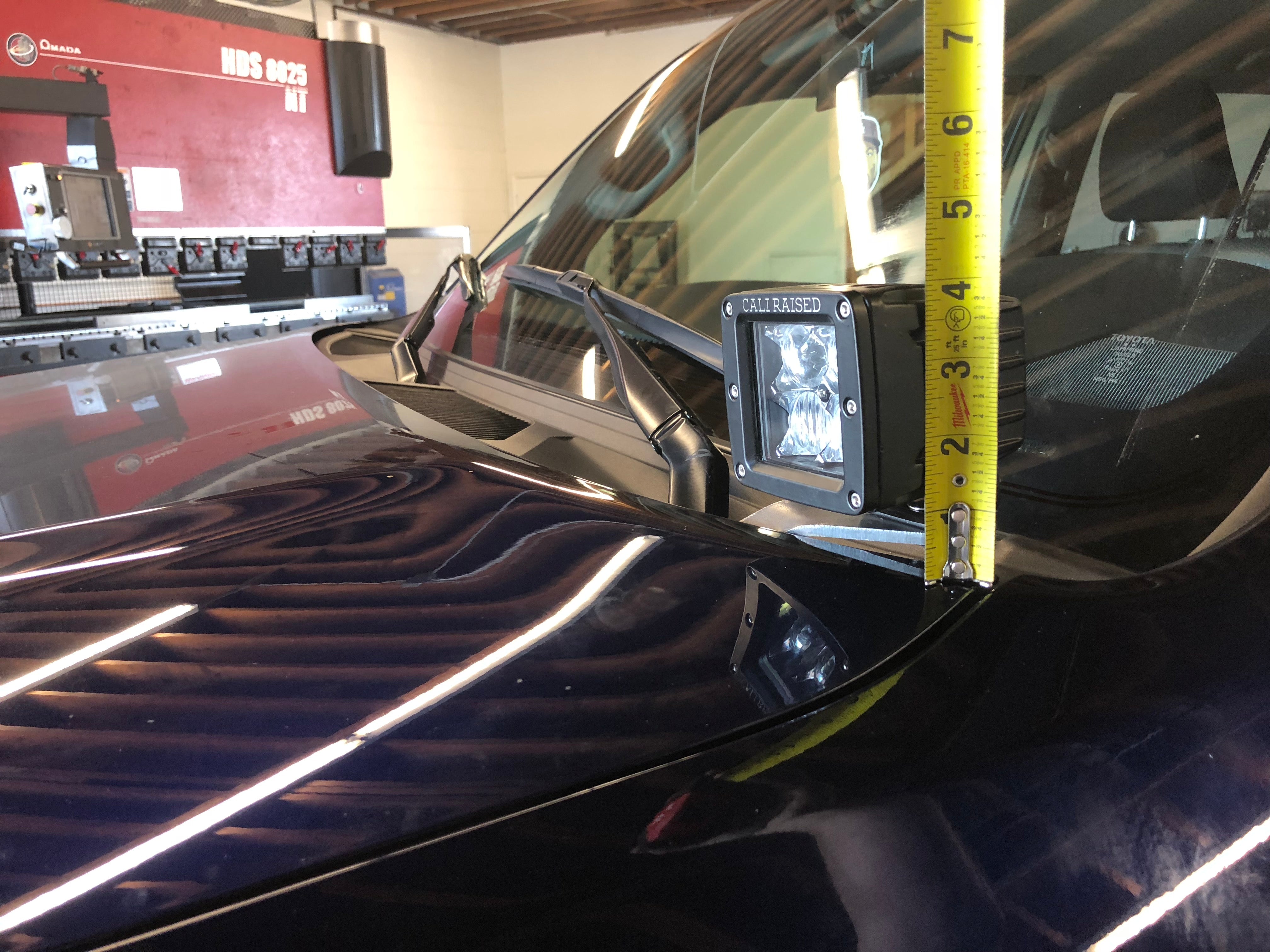 Cali Raised LED - Low Profile LED Ditch Light Brackets Kit - Toyota 4Runner (2010-2024)
