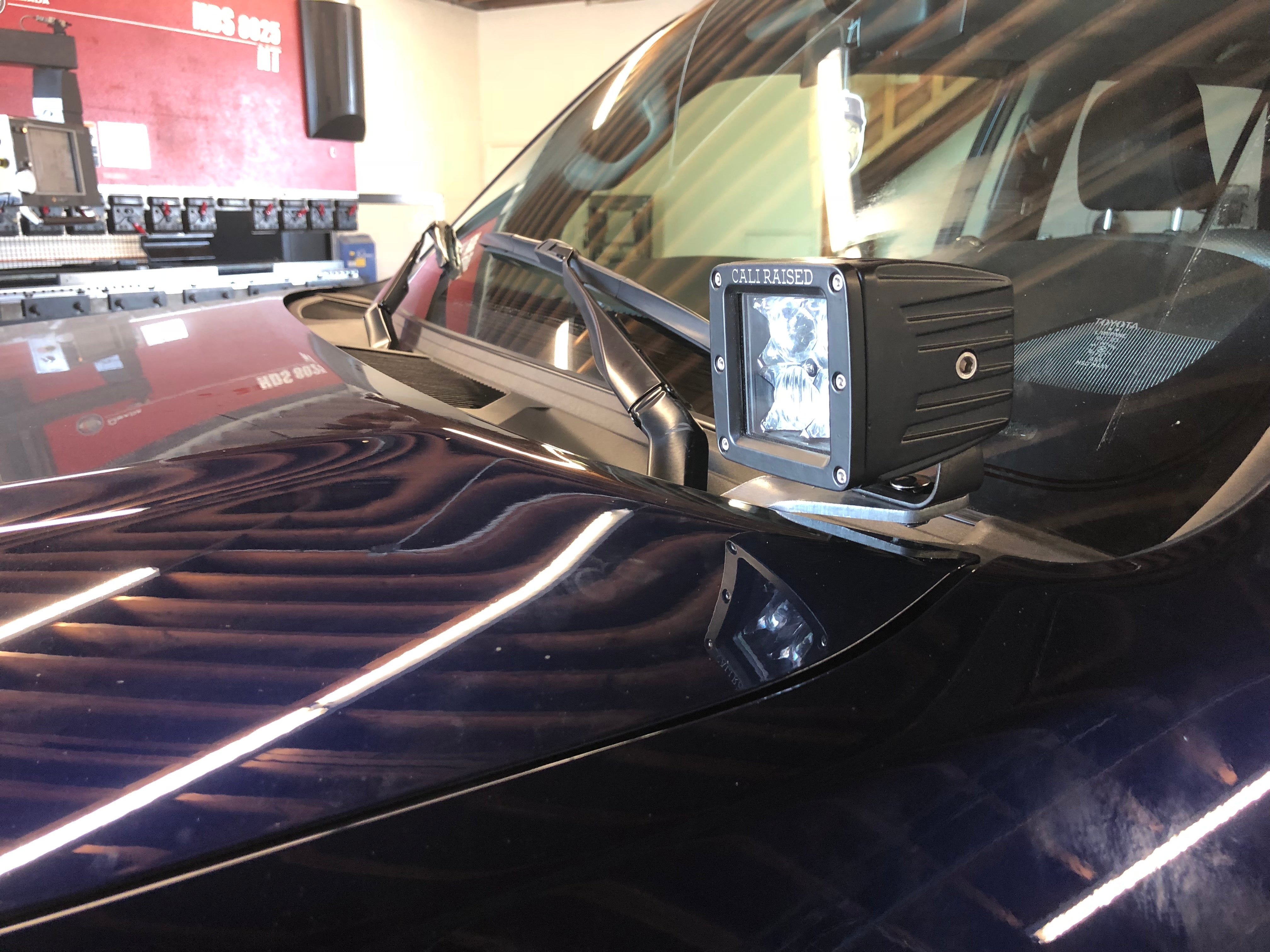 Cali Raised LED - Low Profile LED Ditch Light Brackets Kit - Toyota 4Runner (2010-2024)