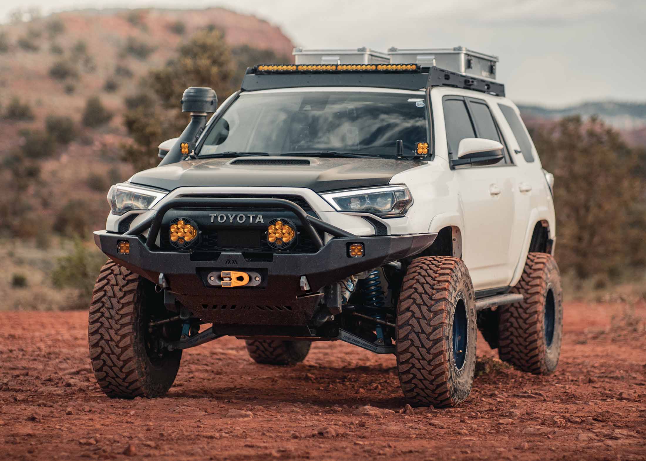 Backwoods Adventure Mods - Hi-Lite Overland Front Bumper (PreRunner Bull Bar) - Toyota 4Runner (2010-2024)