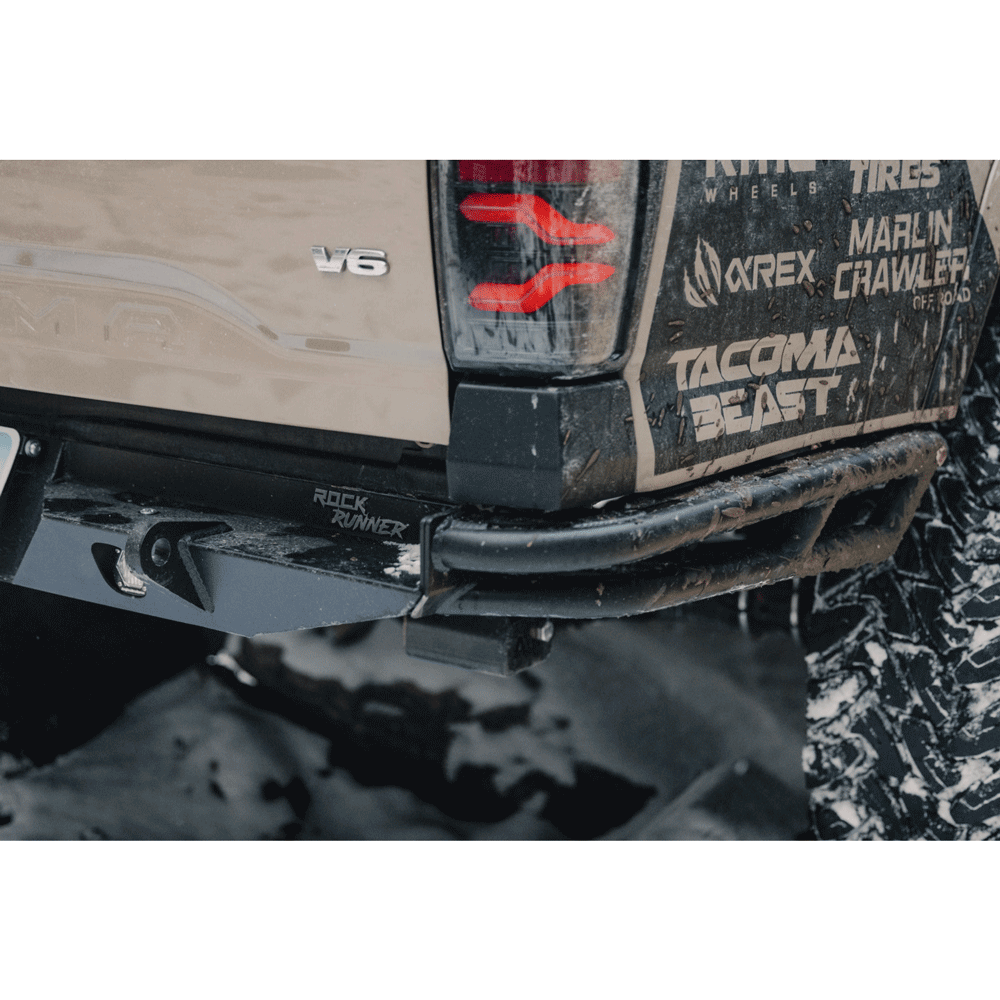 C4 Fabrication - Rock Runner High Clearance Rear Bumper - Toyota Tacoma (2016+)
