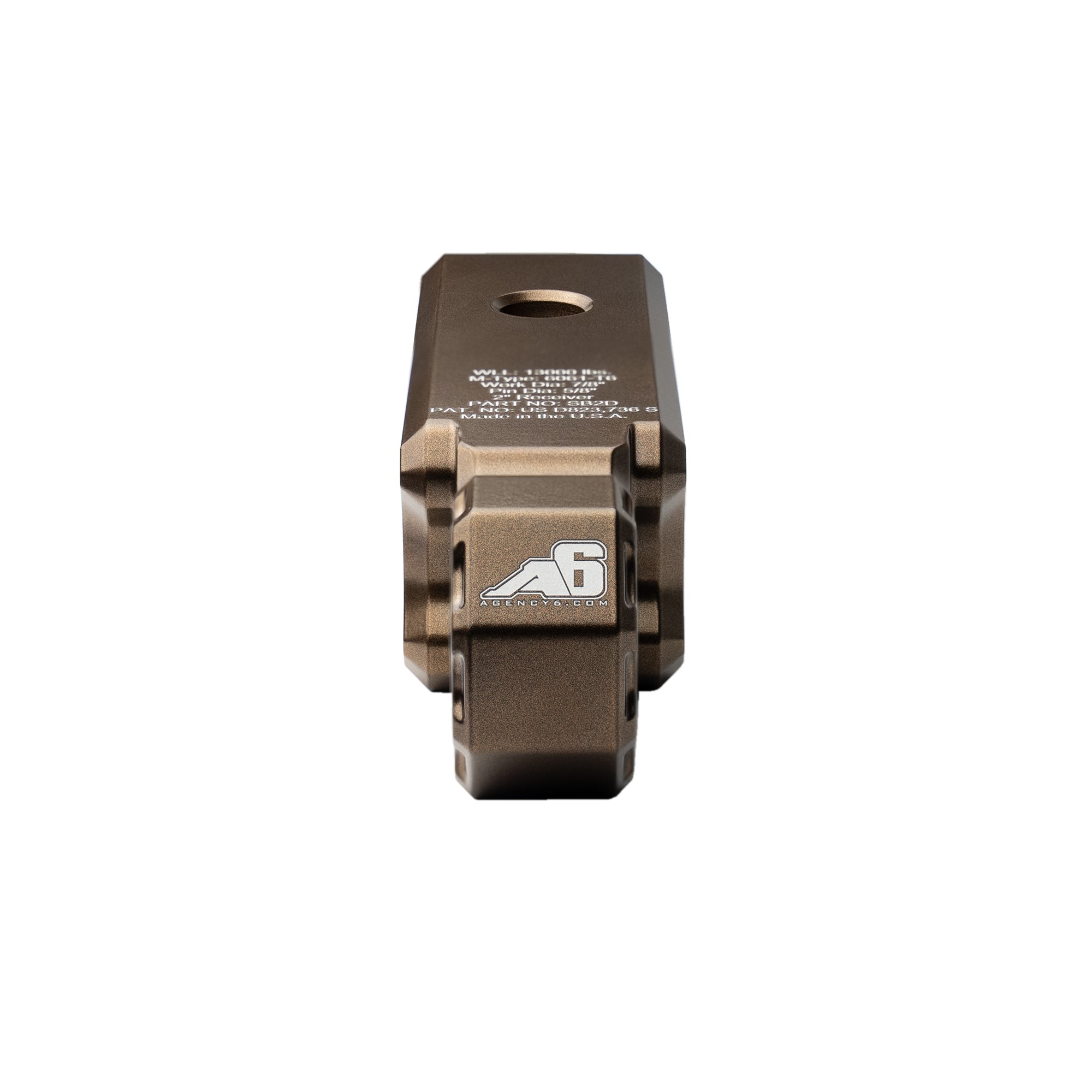Agency 6 - Shackle Block 2" Assembly - Bronze