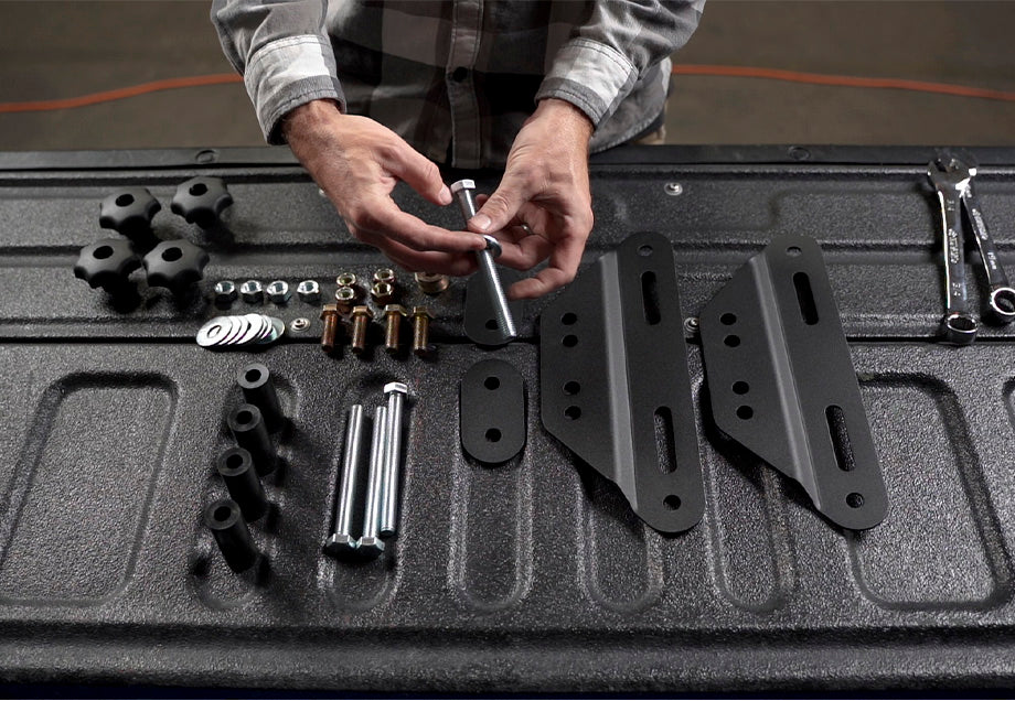 Cali Raised LED - Recovery Board Mounts for Bed Rack