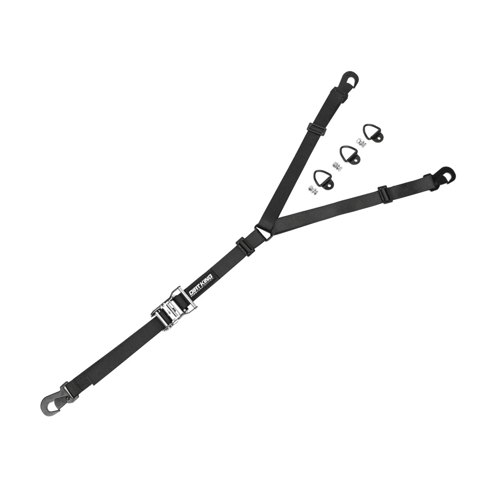 Dirt King Fabrication - 3 Way Spare Tire Strap & Mounts