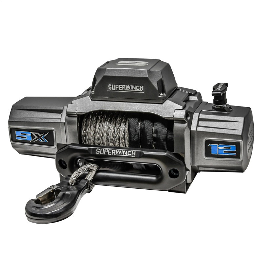 Superwinch - SX12SR 12V DC 12,000lb Synthetic Rope Winch