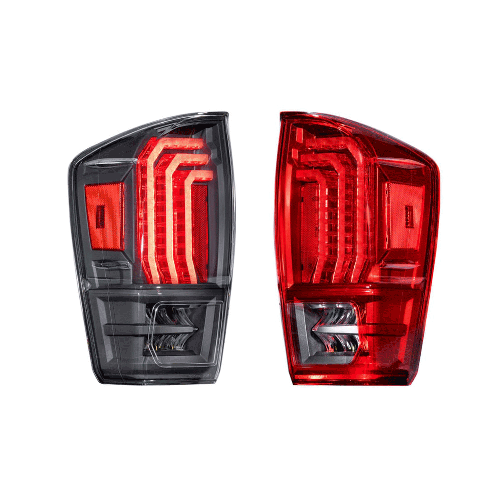 thumbnail image 2 of LED Tail Lights For 2016-2023 Toyota Tacoma - Black Housing, Clear Lens, Sequential Turn Signal, Pair 2 of 2