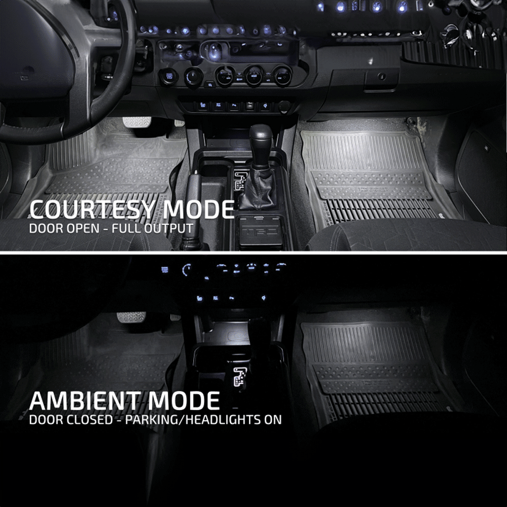 VLEDS - Dual Output Front Footwell Kit - Toyota Tundra (2007-2021)