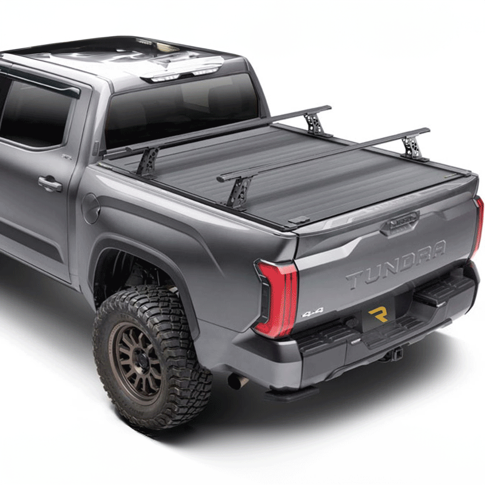 fishing rod holder for truck bed cover SPIRRELAB Aluminum Holds 4 Fishing Rods this universal rack is designed to fit most truck beds and offers a convenient and safe way to transport your rods wherever you go X-Rocket Fishing Rod Holder (Universal