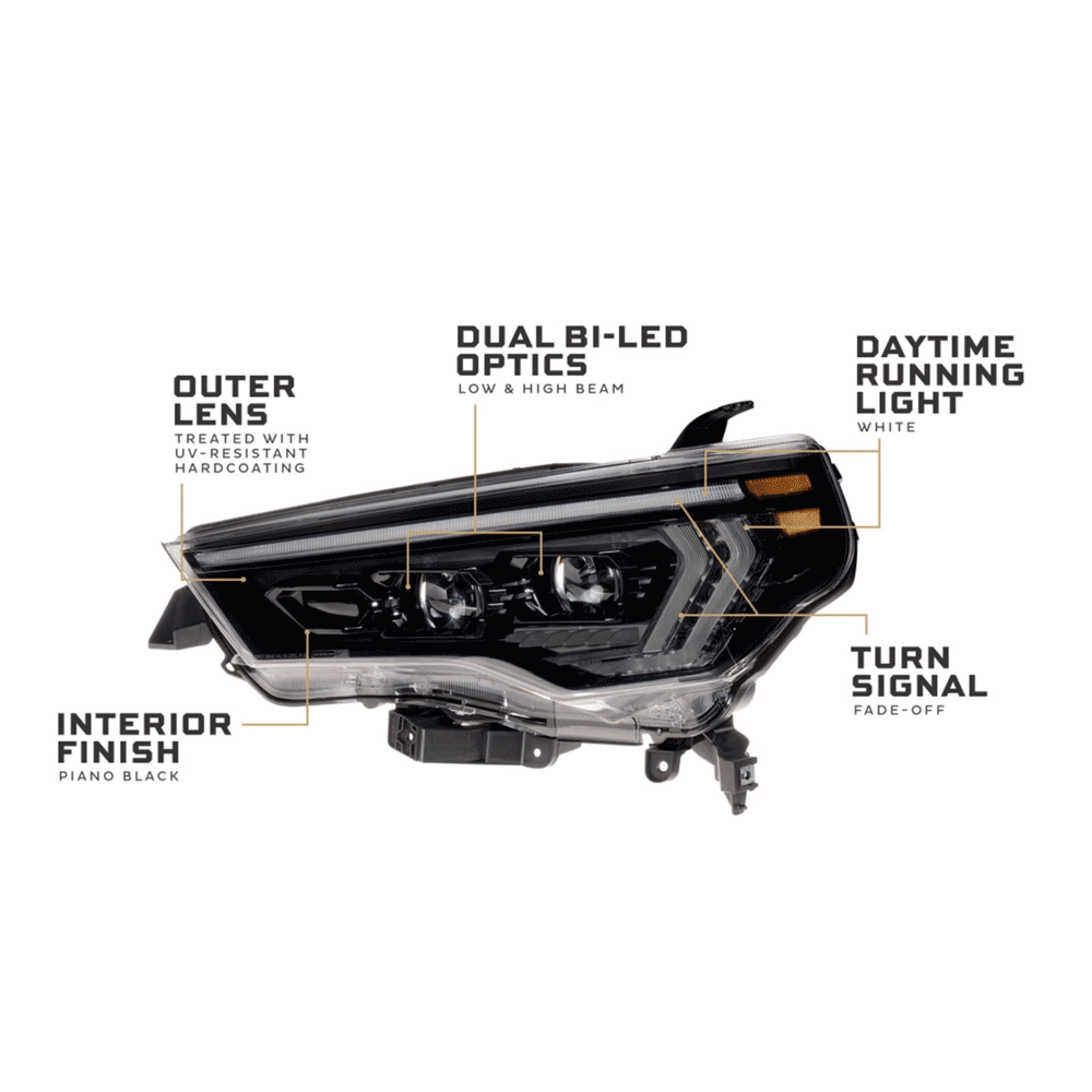 Morimoto - XB Evo Hybrid LED Headlights - Toyota 4Runner (2014-2024)