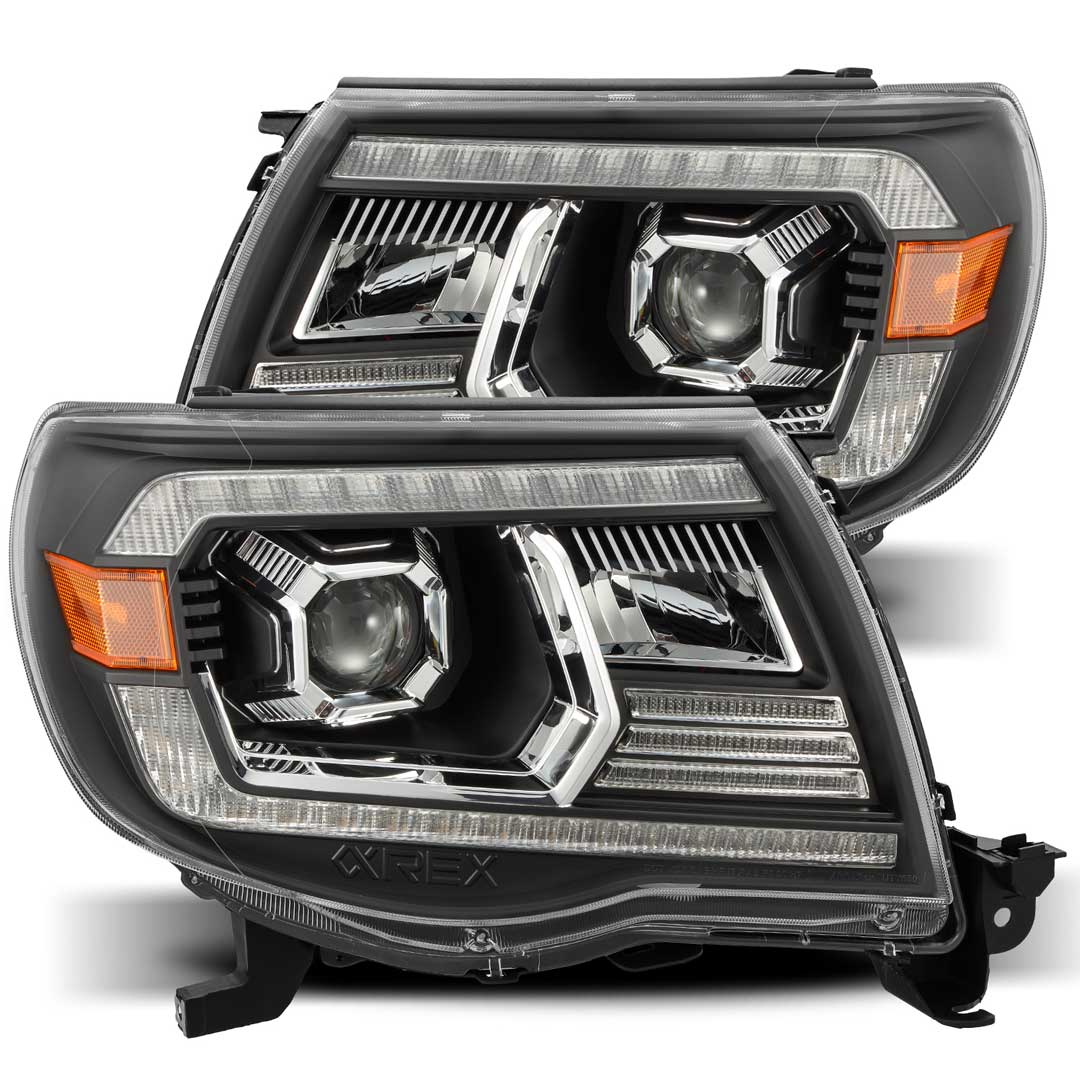 AlphaRex - LUXX-Series Projector Headlights (Black) - Toyota Tacoma (2005-2011)