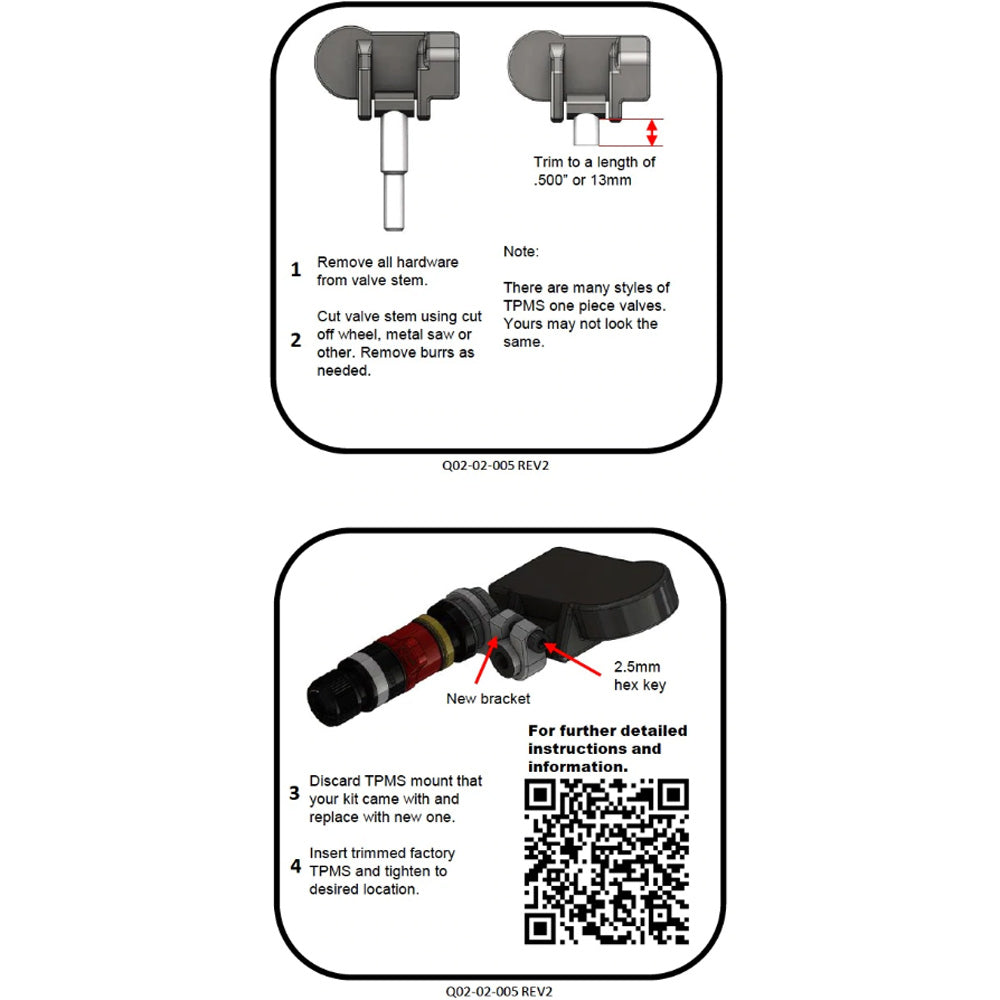 Apex - RPV TPMS Adapter Kit