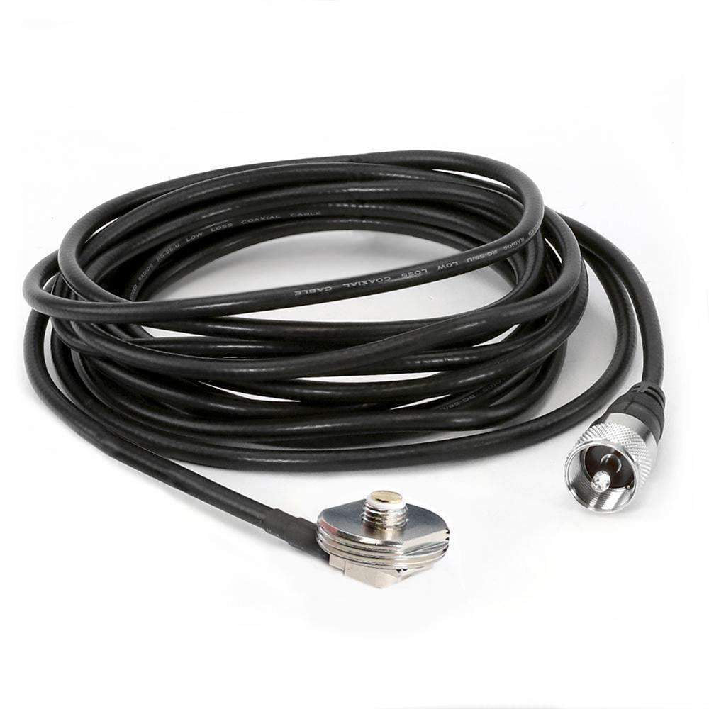 Rugged Radios - 15 Ft. Antenna Coax Cable with 3/8" NMO Mount