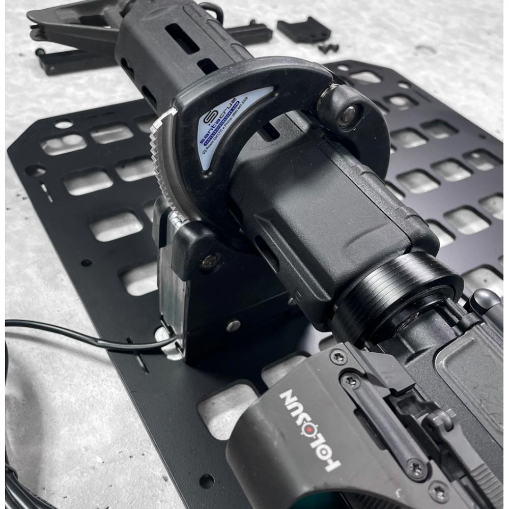 Grey Man Tactical - Vehicle Locking Rifle Rack - SC-6 Mount + 15.25 x 25 RMPX™