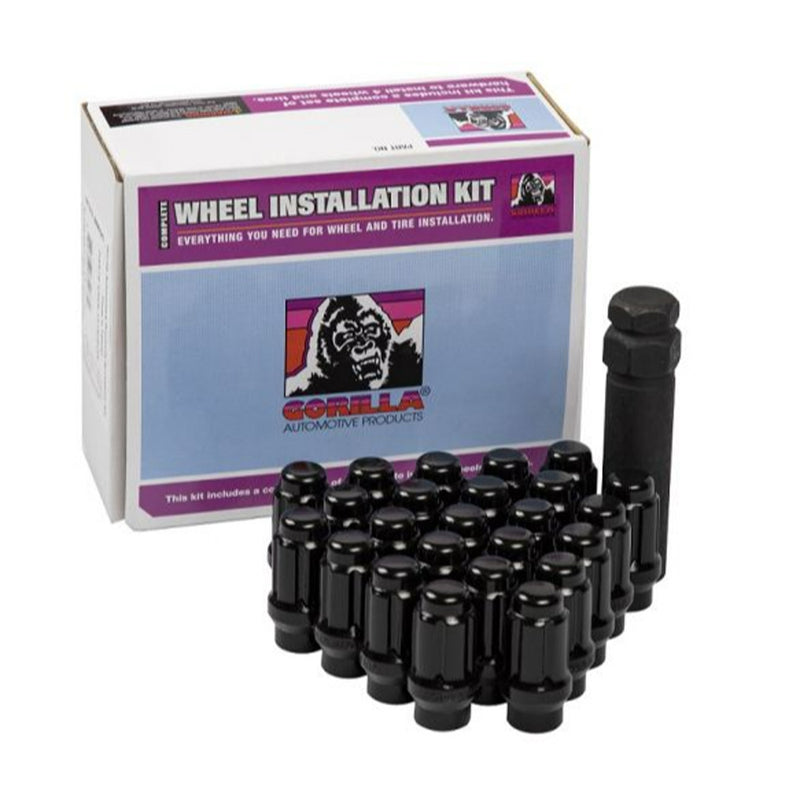 Method Lug Nut Kit - Spline - 12x1.25 - 4 Lug Kit - Black (Teryx) main image 1