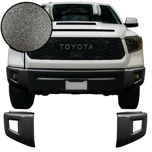 Front Bumper End Caps With Chrome Finish For Toyota Tundra 2014-2021 – Driver & Passenger Side