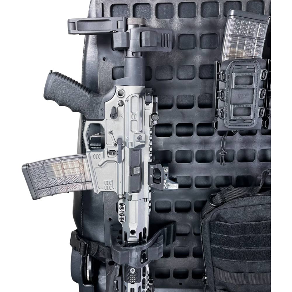 Grey Man Tactical - #201 - Vehicle Rifle Rack - Rubber Clamps - 15.25 x 25 RMP™ Package