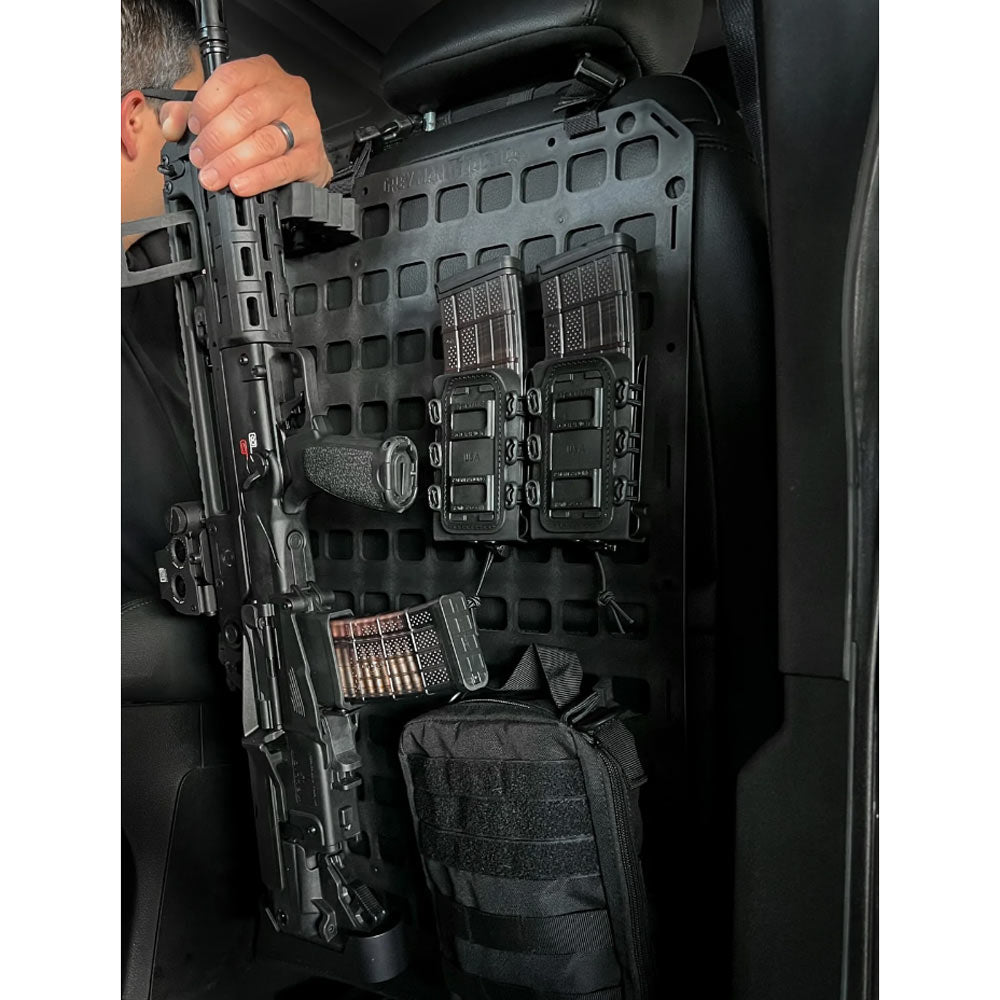 Grey Man Tactical - #202 - Vehicle Rifle Rack - Buttstock Cup Kit + Rubber Clamp - 15.25 x 25 RMP™ Package