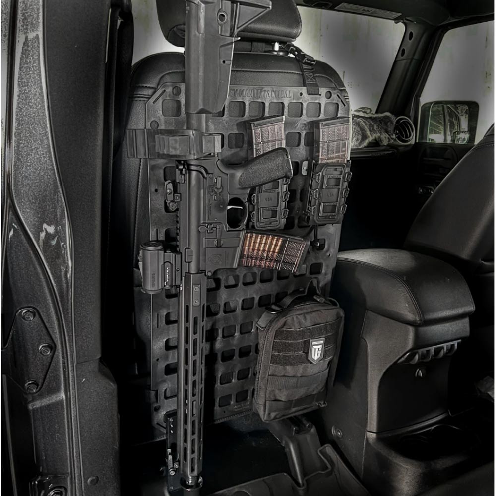 Grey Man Tactical - #203 - Vehicle Rifle Rack - Muzzle Cup Kit + Rubber Clamp - 15.25 x 25 RMP™ Package