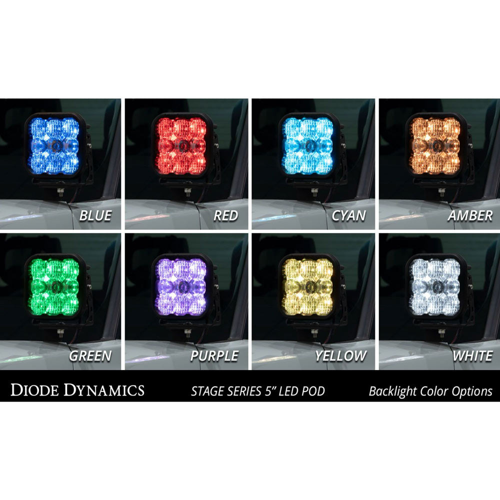 Diode Dynamics - Stage Series Backlit Ditch Light Kit - Toyota Tundra (2022-2023)