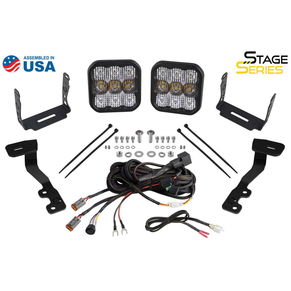 Diode Dynamics - Stage Series Backlit Ditch Light Kit - Toyota Tundra