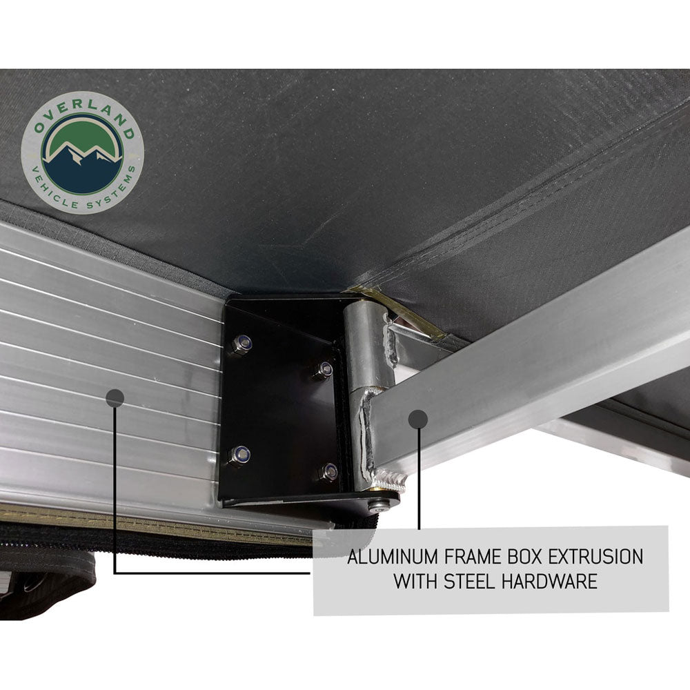 Overland Vehicle Systems - Nomadic Awning 270 - Awning & Wall 1, 2, & 3, Mounting Brackets - Driver Side