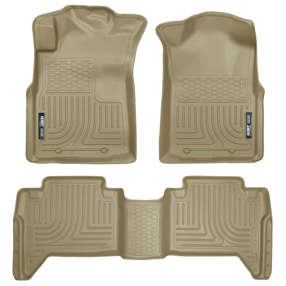 Husky Weatherbeater Floor Mats Fit 2024-2025 Toyota Tacoma Double/Xtra Cab Auto Trans w/ or w/o Hybrid Front Black 2 Pc Husky Weatherbeater Floor Mats Fit 2024-2025 Toyota Tacoma Double/Xtra Cab Auto Trans w/ or w/o Hybrid Front Black 2 Pc