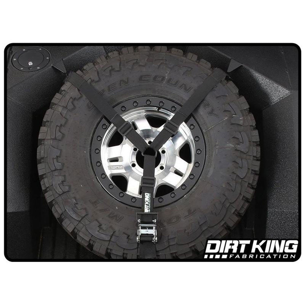 Dirt King Fabrication - 3 Way Spare Tire Strap & Mounts