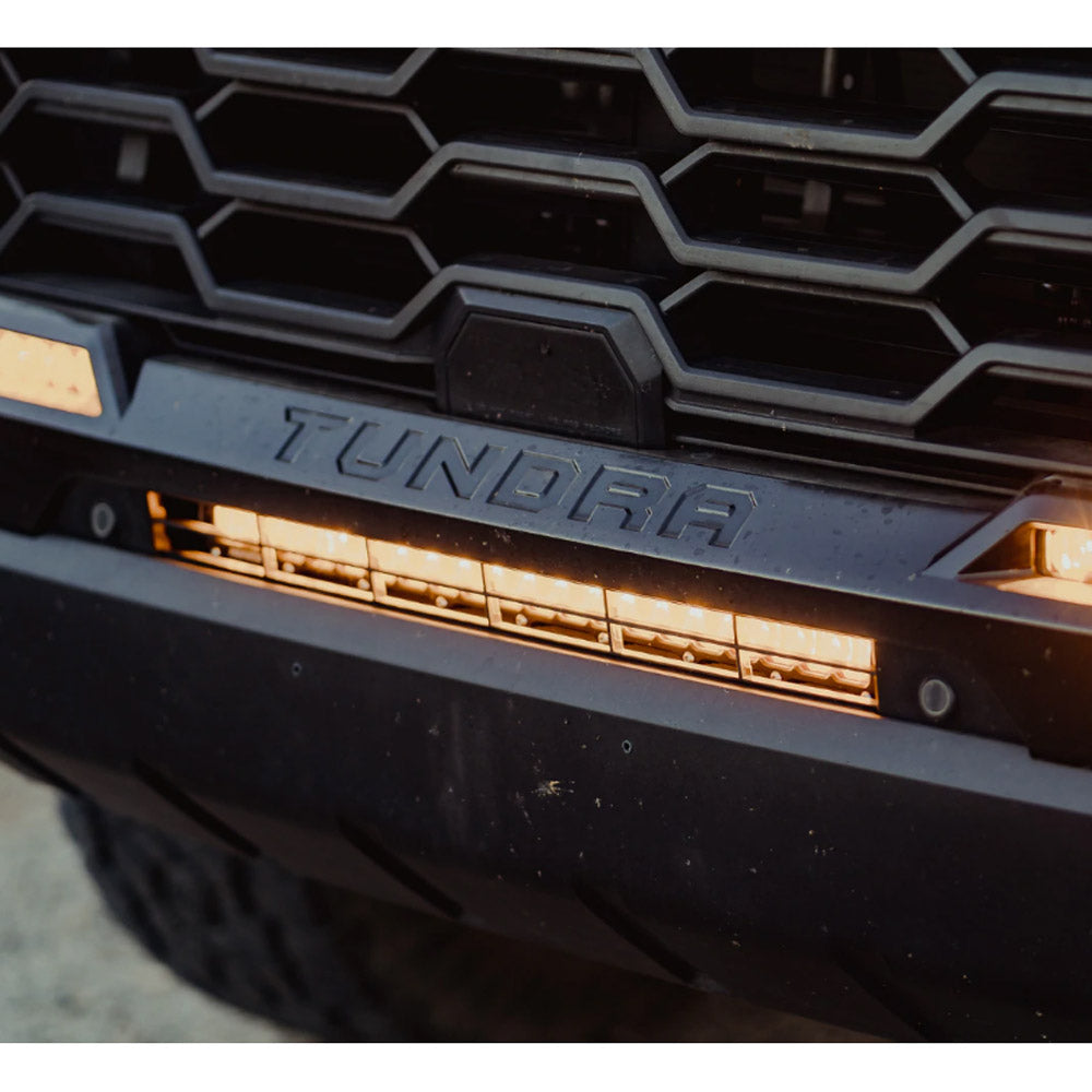 Heretic - 20" LED Bumper Light Bar - Amber Lens - Toyota Tundra (2022+)
