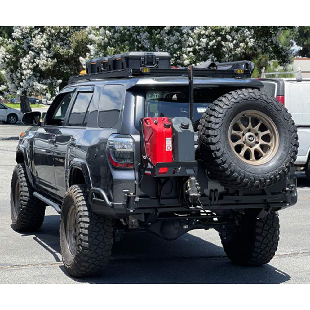 Double Rear Buffer Designs Nguyen Works - Dual Swingout Steel Plated Rear Bumper - Toyota 4Runner