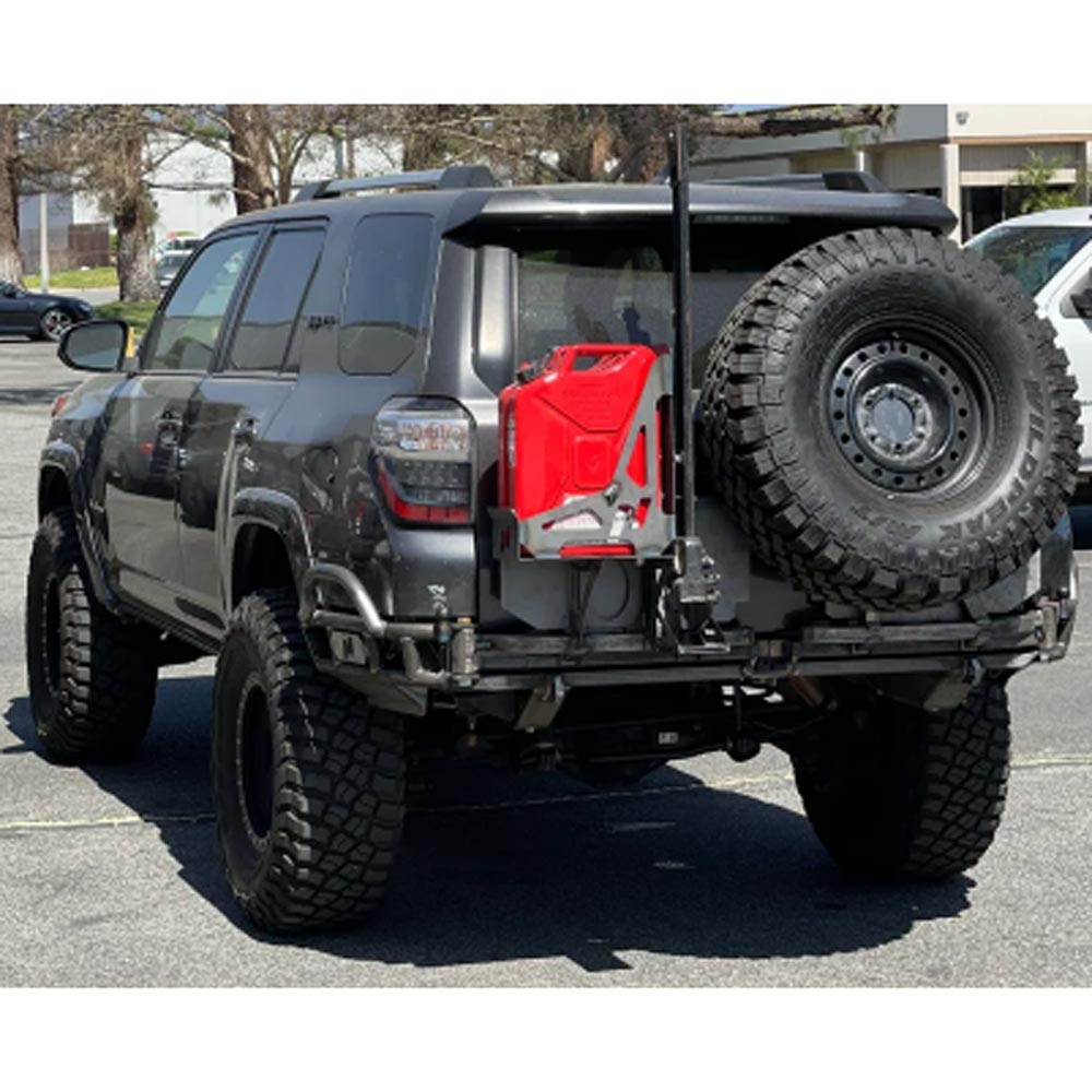 Double Rear Buffer Designs Nguyen Works - Dual Swingout Steel Tube Rear Bumper - Toyota 4Runner