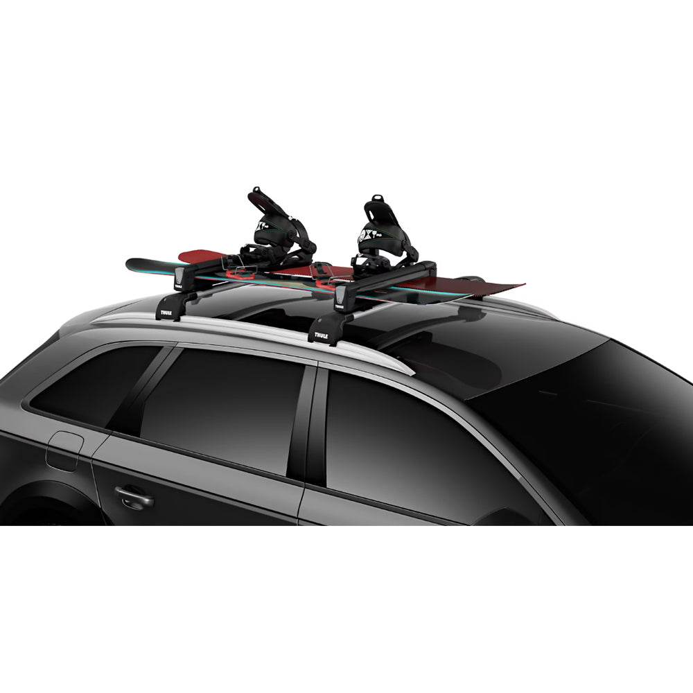 Cargo Racks Thule 91725B Flat Top Ski Snowboard Carrier Roof