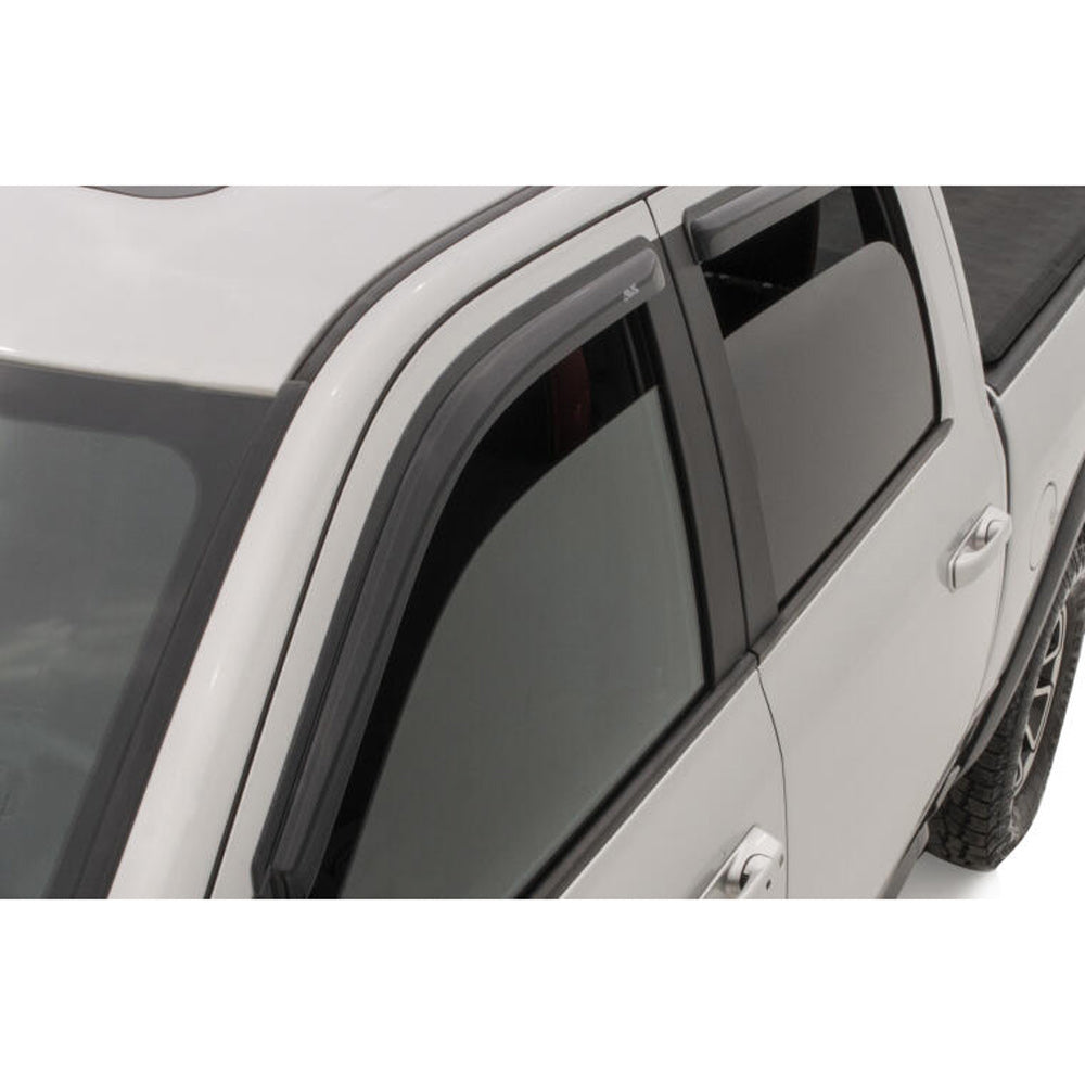AVS - Ventvisor Outside Mount Window Deflectors - Smoke - Toyota Tundra CrewMax (2022)