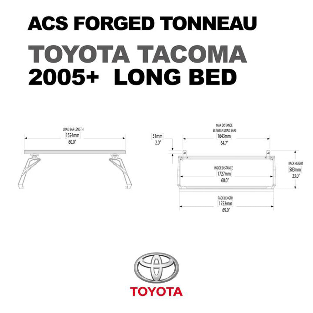 Leitner - ACS Forged Tonneau - Rack Only - Toyota