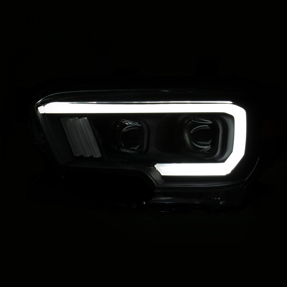 ANZO - Projector Plank Style Switchback Headlights - Toyota Tacoma (2016-2019)