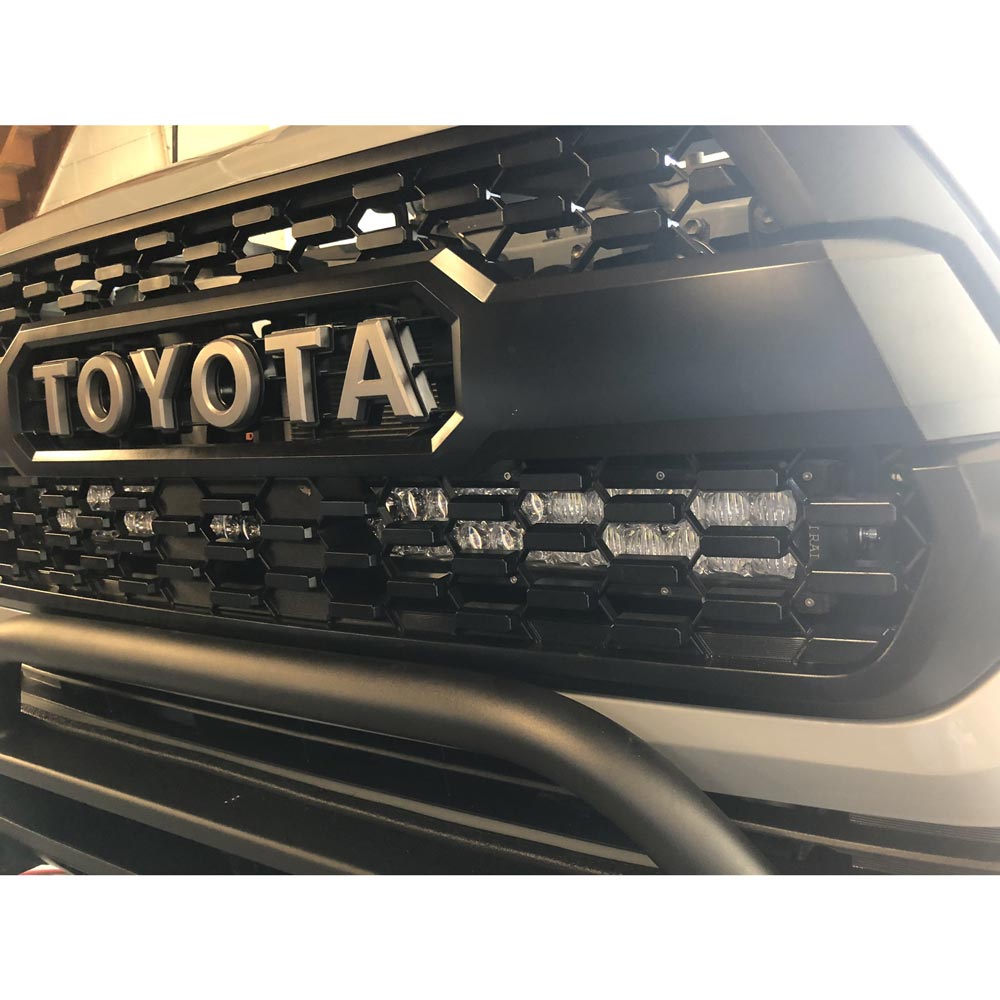 Cali Raised LED - Upper Grille LED Light Bar Brackets Kit - Toyota Tacoma (2016-2023)
