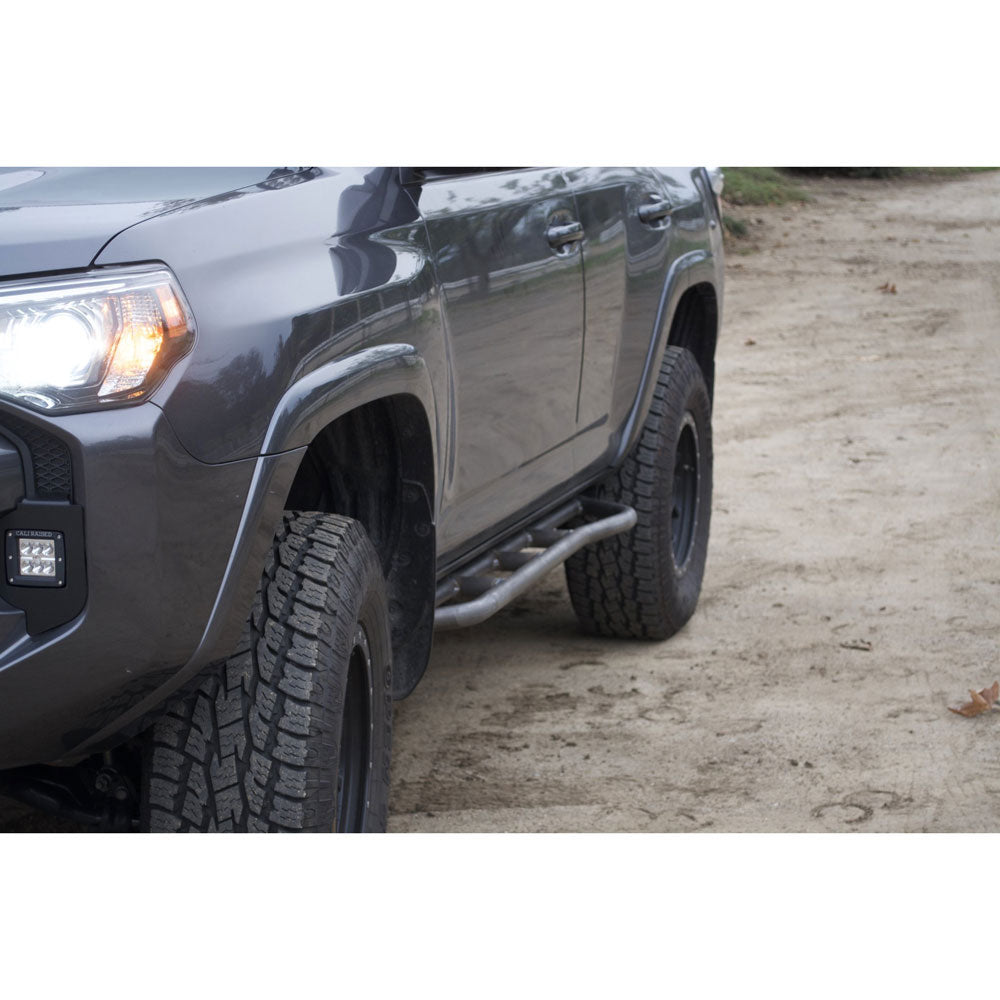 Cali Raised LED - Step Edition Bolt-On Rock Sliders - Toyota 4Runner (2014-2023)