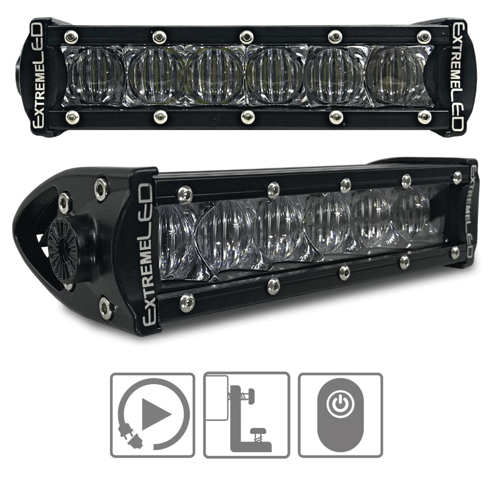 Extreme LED - 6" Extreme Single Row 30W Flood Beam LED Light Bar