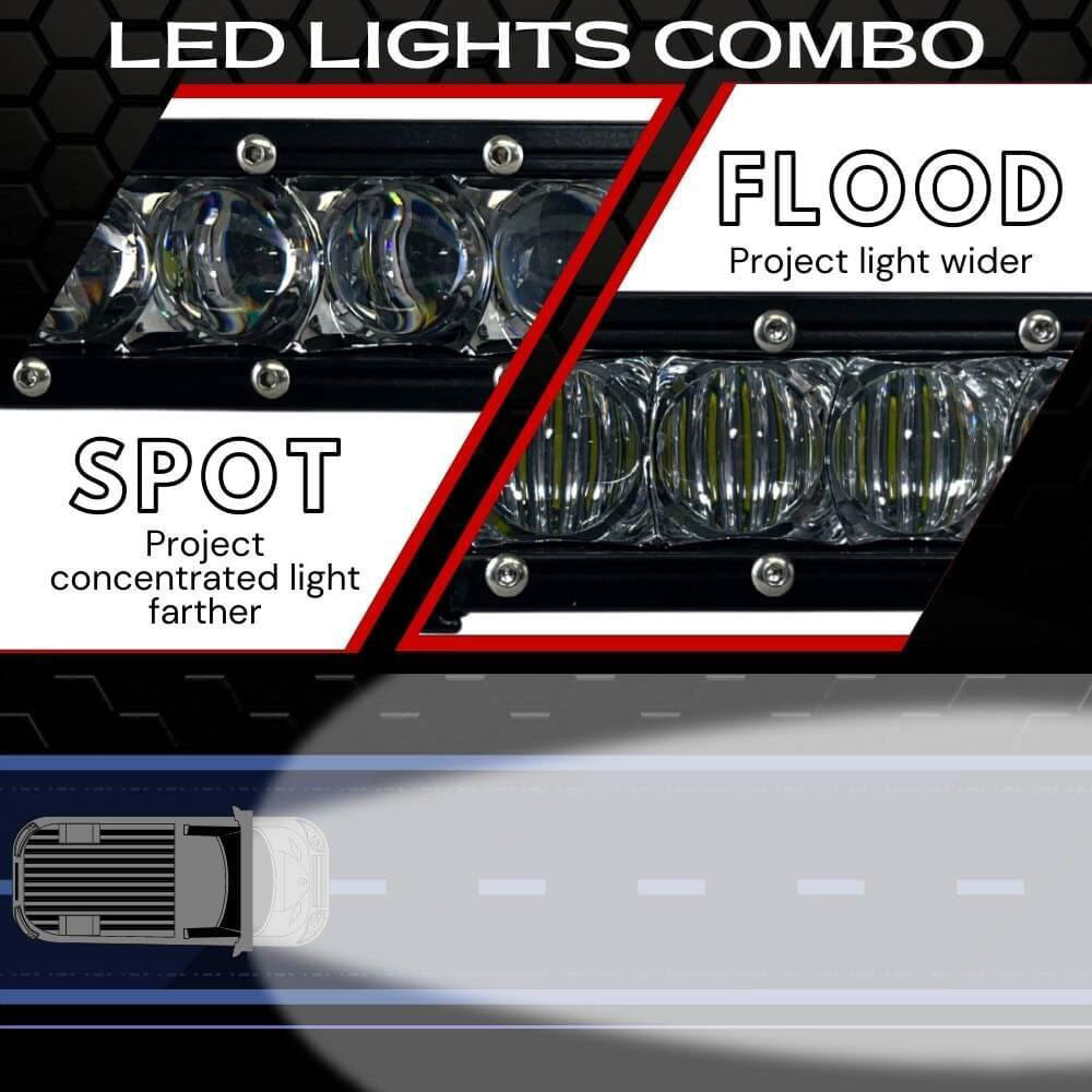 Extreme LED - 40" Extreme Single Row 200W Combo Beam LED Light Bar