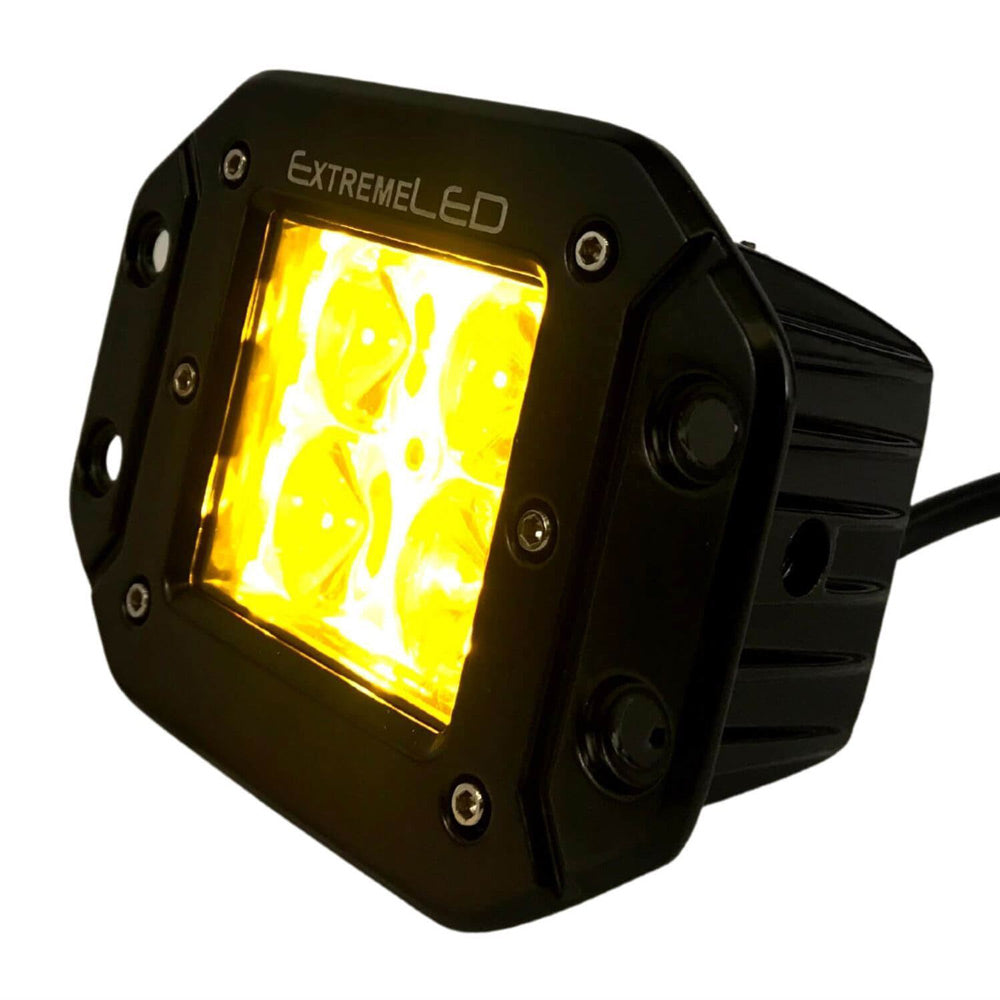 Extreme LED - Stealth Amber Spot Flush Mount Extreme Series 3" Light Pod