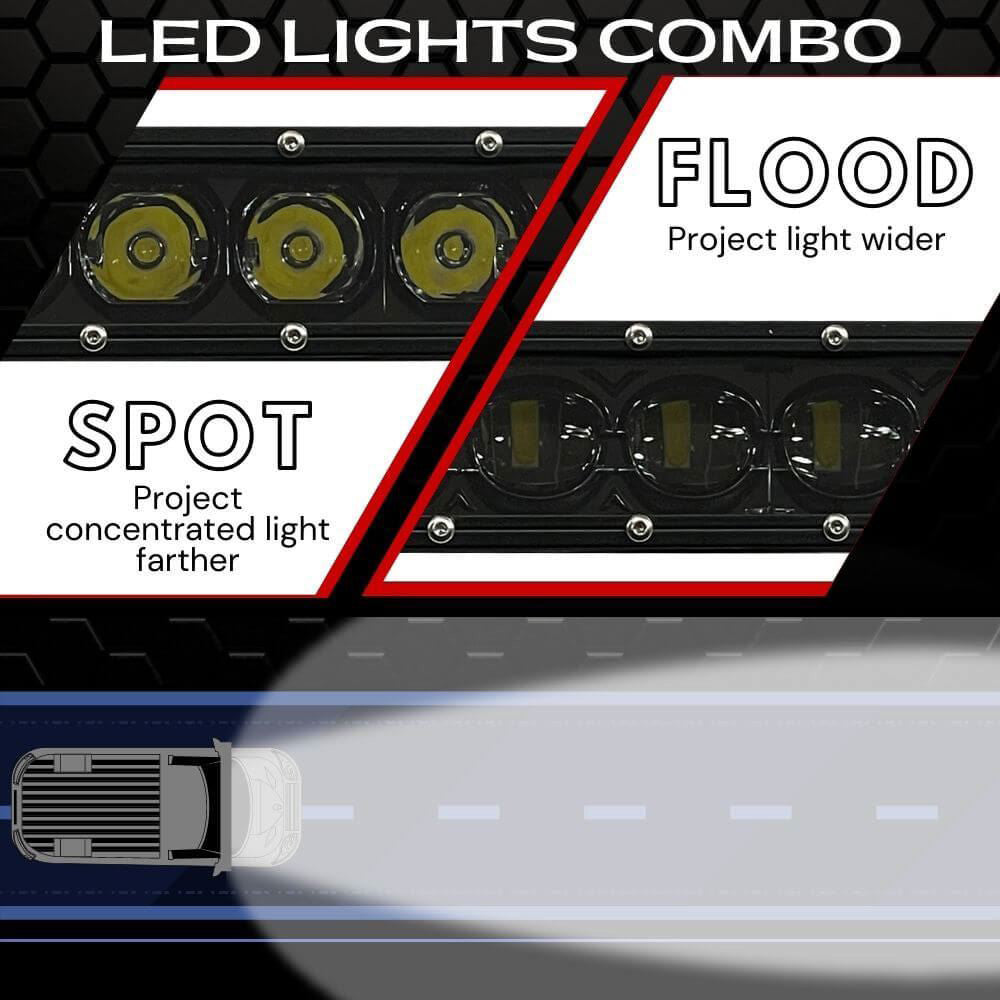 Extreme LED - 18" Extreme Stealth 60W Combo Beam LED Light Bar