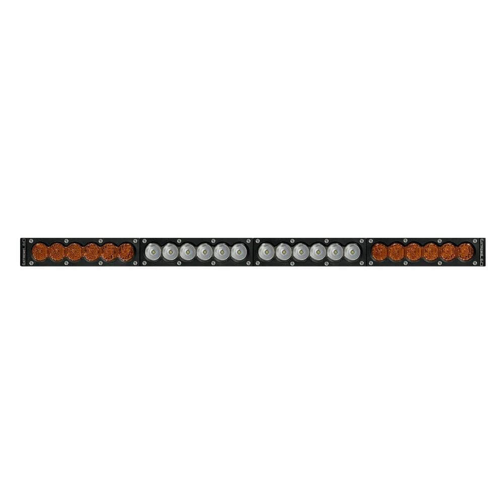Extreme LED - 25" X6S Slim Amber/White 120W LED Light Bar & Harness